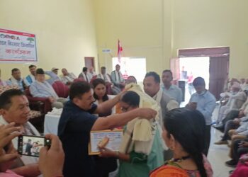 कांग्रेस बुद्धभुमिद्वारा १ सय ९० जनालाई सम्मान