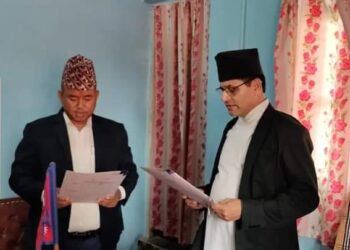 विजयनगर गाउँपालिकामा दोस्रो कार्यकालका लागि अध्यक्ष थापाद्वारा पद तथा गोपनीयताको शपथ ग्रहण