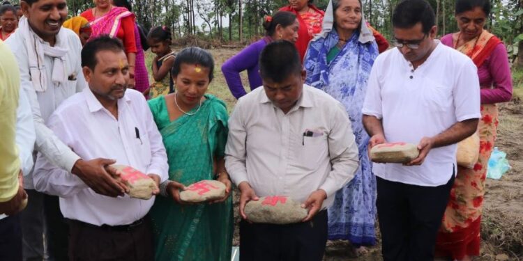 विजयनगर गाउँपालिकामा अस्पताल भवनको शिलान्यास