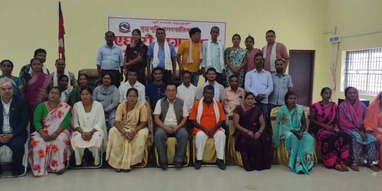 बुद्धभूमि नगरपालिकाको आगामी आर्थिक बर्षको निति तथा कार्यक्रम पारित