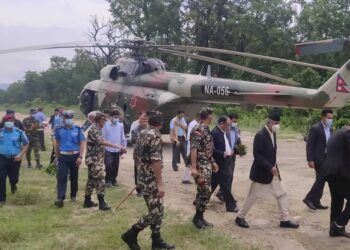 निजगढ विमानस्थल अनुगमनमा प्रधानमन्त्रीसहित सत्ता गठबन्धनका शीर्ष नेता