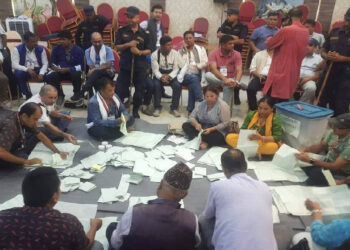 नेपाल प्रेस युनियनको  मतगणना जारी, अध्यक्षमा लम्सालकाे अग्रता
