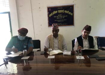 सडक दुर्घटना न्युनिकरण , लागु औषध दुर्व्यसनि कार्य नियन्त्रण गर्न विधालय र समुदाय केन्द्धित जनचेतना मुलक कार्यक्रम गर्नुपर्ने सुझाव
