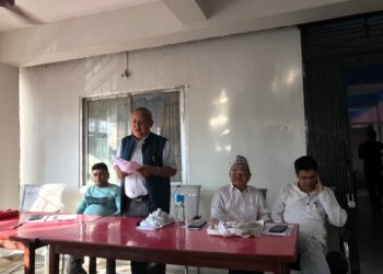 नेपाली काङ्ग्रेस नवलपुरको विस्तारित बैठक सम्पन्न