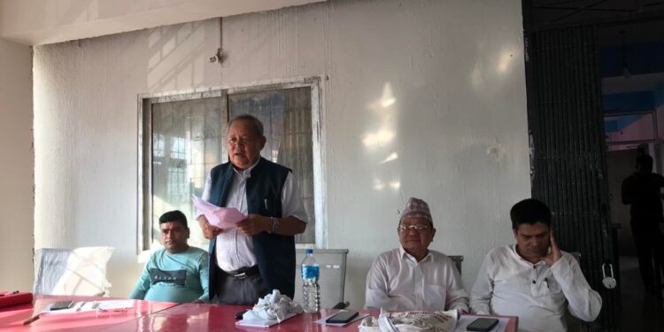 नेपाली काङ्ग्रेस नवलपुरको विस्तारित बैठक सम्पन्न