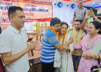 नेपाल प्रेस युनियनको अध्यक्षमा लम्साल