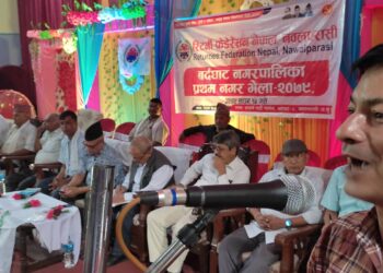 बर्दघाट खानेपानी तथा सरसफाई उपभोक्ता सँस्थाले सामाग्री वितरणका साथै राय सल्लाह सुझाव