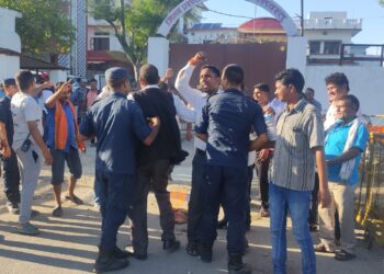 नागरिकता विधेयक फिर्ताको विरोधमा राष्ट्रपति भण्डारीको पुत्लादहन