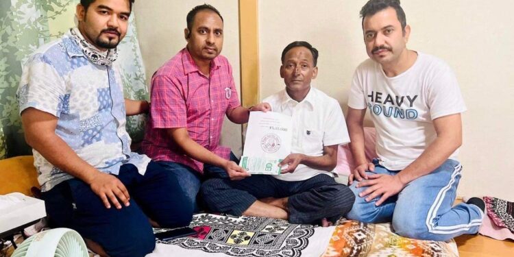राप्ती समाज  जापानद्धारा उपचारका लागि आर्थिक सहयोग