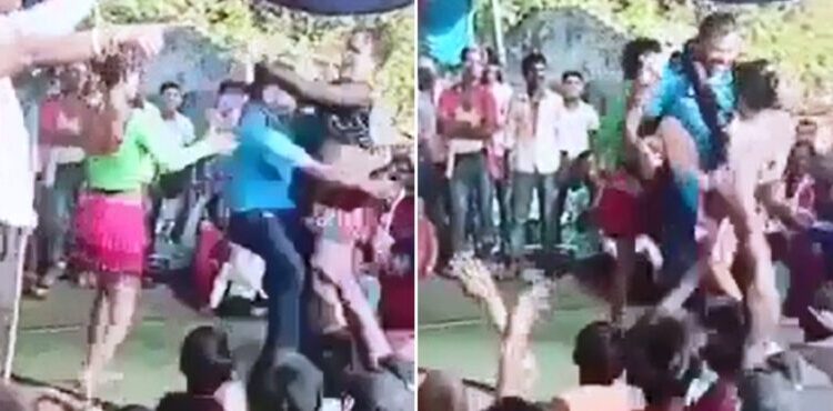 बर्दीमै उत्तेजित हाउभाउमा नर्तकीसँग नाचेको भिडियो सार्वजनिक भएपछि सई कारबाहीमा