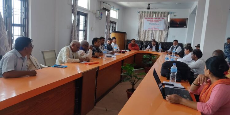 स्थानिय तहको निर्वाचनको समिक्षा तथा अगामी निर्वाचनको तयारी बिषयक अन्र्तक्रिया