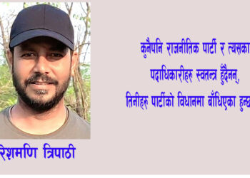 स्वतन्त्र पार्टी भन्नु जनतालाई भ्रमित र गुमराहमा पार्नु