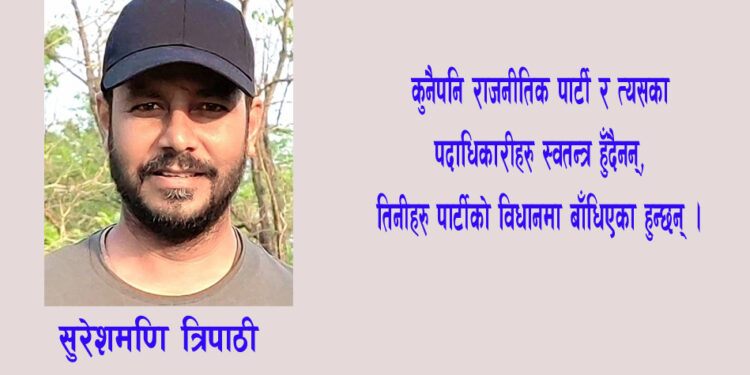 स्वतन्त्र पार्टी भन्नु जनतालाई भ्रमित र गुमराहमा पार्नु