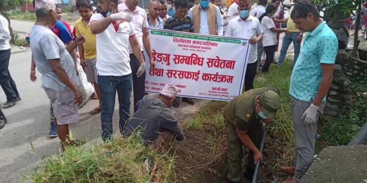 डेगुुं नियन्त्रण गर्न सरसफाई र सचेतना