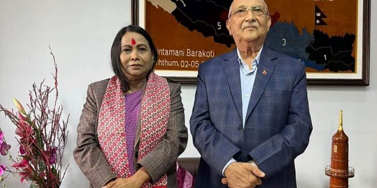 निवर्तमान सांसद अमृता अग्रहरि नेकपा एमालेमा प्रवेश