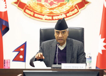 बडादशैँको अवसरमा प्रधानमन्त्रीको सन्देश : ‘निर्वाचन स्वतन्त्र, निष्पक्ष र भयरहित सम्पन्न गर्न सरकार प्रतिवद्ध छ’