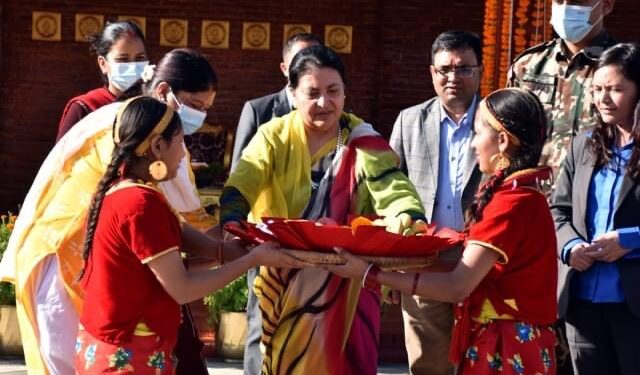 राष्ट्रपतिको उपस्थितिमा देउसीभैली