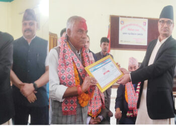 नव निर्वाचित जन-प्रतिनिधिहरुलाई प्रमाणपत्र प्रदान
