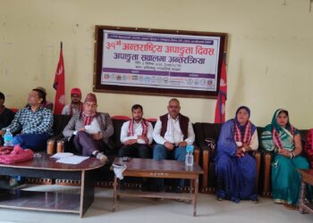 अन्र्तराष्ट्रिय अपांगता दिवसमा अन्र्तक्रिया