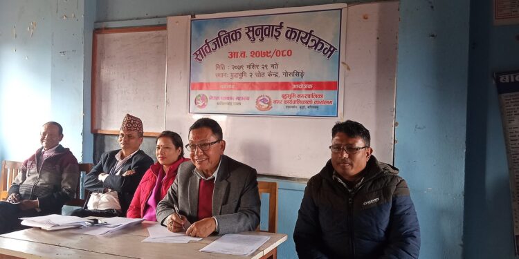 बुद्धभूमिले सडक अतिक्रमण हटाउँदै