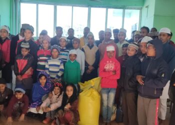 १५ औं राष्ट्रिय निर्माण दिवसमा मदरसालाई खद्यान्न सहयोग
