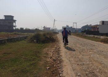 अलपत्र कपिलवस्तुको तौलिहवा स्थित कृषि विकास बैक – महिता बाटो निर्माणको काम अघि बढाउन माग