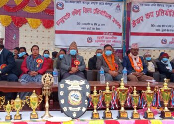 बुद्धभुमीमा राष्ट्रपति रनिङ शील्ड र मेयर कप प्रतियोगीता सूरु