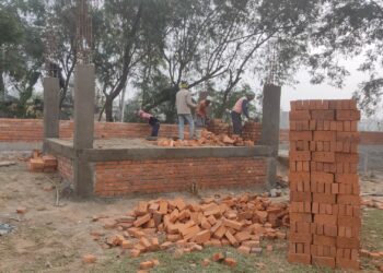 गोटिहवामा ऐन विपरीत पक्की संरचना निर्माण