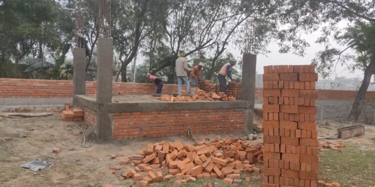 गोटिहवामा ऐन विपरीत पक्की संरचना निर्माण