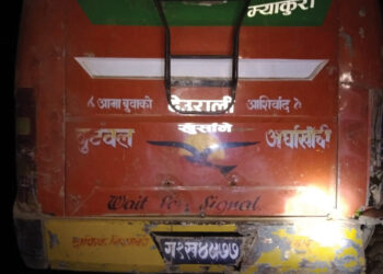 पाल्पाको खुर्सानेमा बस दुर्घटना, छ जनाको मृत्यु