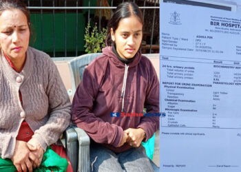 मृगौला समबन्धी जटिल रोगले ग्रसित छोरीको आर्थिक अभावले उपचारमा समस्या