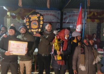 बुद्धभुमी नगरपालिकाकाको राष्ट्रपति रनिङ शील्ड माबि ईमिलियालाई