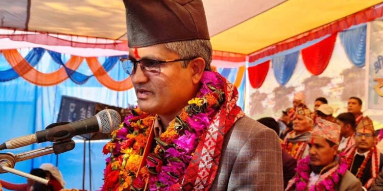 पहिलो महिनाको पारिश्रमिक विद्यालयको अक्षयकोषका लागि दिन्छु : सांसद थापा