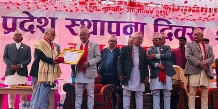 लुम्बिनीको स्थापना दिवसमा ६१ जना विभूषित, स्थायी राजधानीमा सबै मन्त्रालयको काम सुरू
