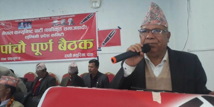 राष्ट्रपति बन्ने ठोस प्रस्ताव आएको छैन : अध्यक्ष नेपाल