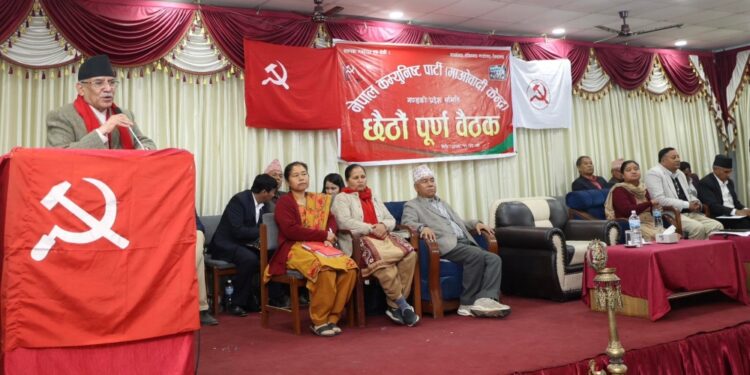 बाह्रबुँदे समझदारी पक्षधर शक्तिहरू एक ठाउँ उभिनुपर्छ : प्रधानमन्त्री प्रचण्ड
