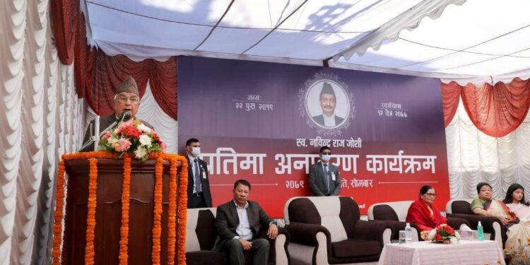 राजनीति समाज र जनताप्रतिको सेवाभावले ओतप्रोत हुनुपर्छ : राष्ट्रपति पौडेल