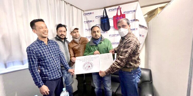 राप्ती समाज जापानको पहलमा मृतकको परिवारलाई आर्थिक सहयोग