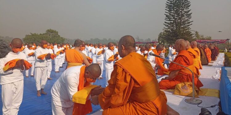 लुम्बिनीमा पाँचसय अल्पकालीन भिक्षु