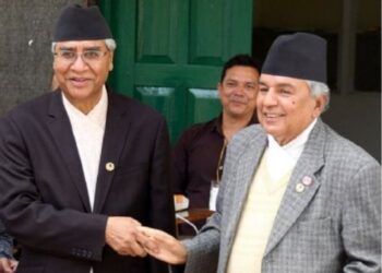 सभापति देउवाको नवनिर्वाचित राष्ट्रपति पौडेललाई बधाई