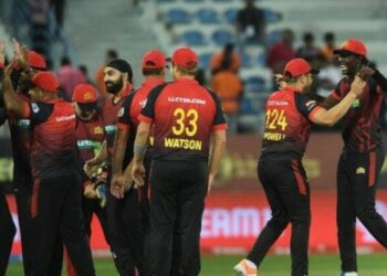 लिजेन्ड्स लिग क्रिकेटमा नेपालका पारस आबद्ध टोलीलाई हराउँदै जायन्ट्स फाइनलमा