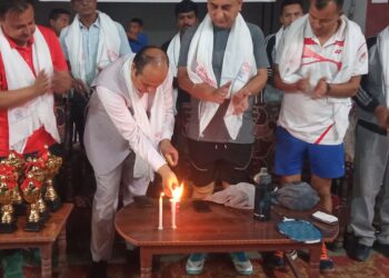 दोश्रो नगर स्तरीय मेयर कप डबल्स ब्याडमिन्टन प्रतियोगीता सुरु
