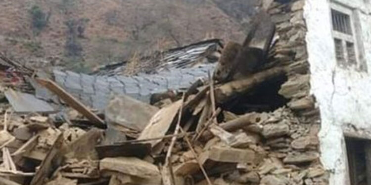 भूकम्पले बाजुराका २३ घरमा पूर्ण क्षति