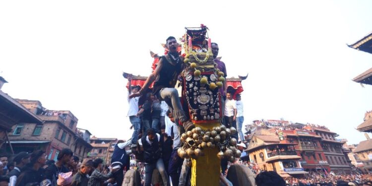 भक्तपुरको बिस्का : यस्ता छन् जात्राभित्रका जात्रा