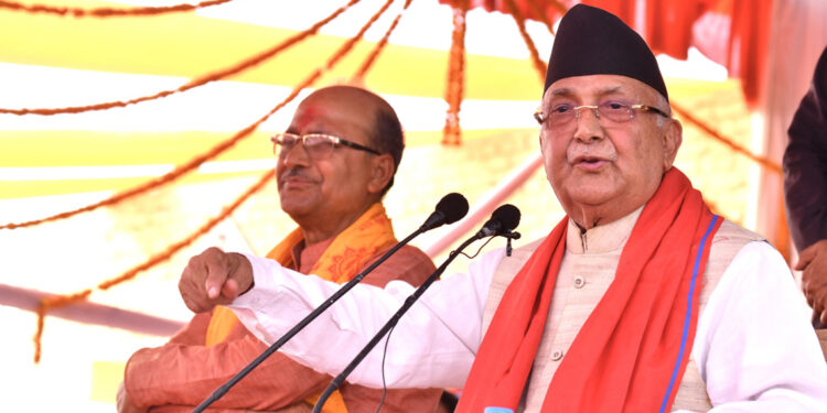 घेराबन्दी तोडेर एमाले अगाडि बढिरहेको छ : अध्यक्ष ओली