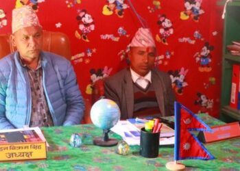 अध्यक्ष सिंहद्वारा एक वर्षे प्रगति प्रतिवेदन सार्वजनिक