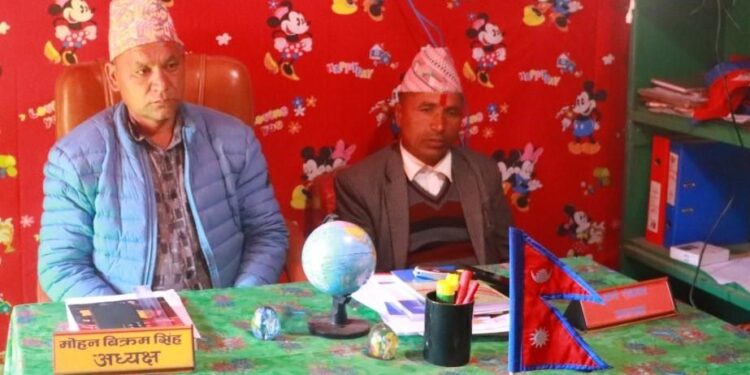 अध्यक्ष सिंहद्वारा एक वर्षे प्रगति प्रतिवेदन सार्वजनिक