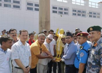लुम्बिनीबाट तिलौराकोट लगियो शिशु बुद्ध