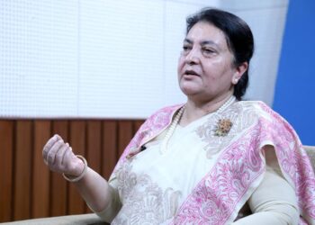 गणतन्त्र सुदृढ तुल्याउन मूलधारका राजनीतिक दलको सुझबुझ र सहकार्य आवश्यक : पूर्वराष्ट्रपति भण्डारी