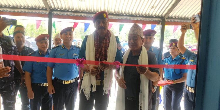 बुद्धभुमिको बुढ्ढीमा प्रहरी चौकीको स्थापना